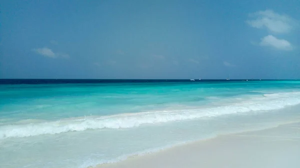 Krásná Tropická Pláž Příroda Cestování Cestovní Ruch — Stock fotografie