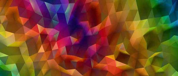 Fond Vectoriel Multicolore Clair Avec Des Formes Polygonales Illustration Avec — Photo