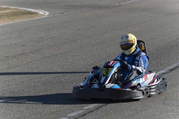 Vista Campeonato Karting — Fotografia de Stock