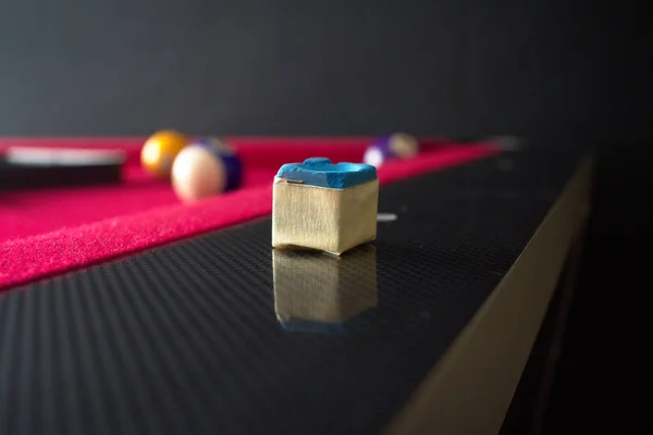 Playing Table Red Blue Background — Stock Photo, Image