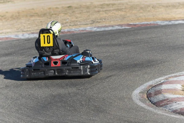 Vista Campeonato Karting — Fotografia de Stock