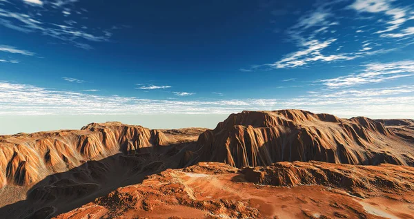 Красивий Пейзаж Пустелі — стокове фото