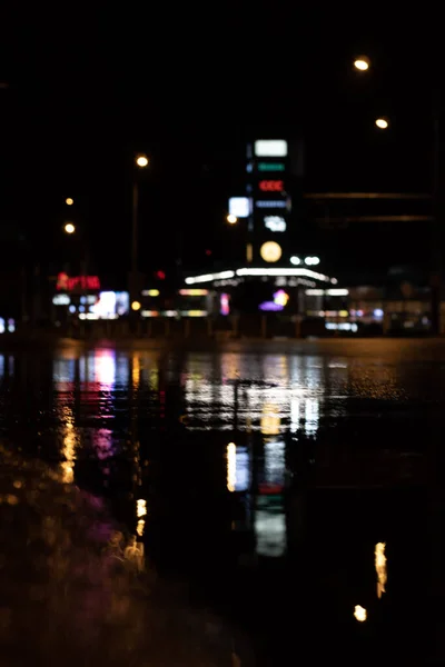 Srail Eyaletinin Başkentinin Gece Manzarası — Stok fotoğraf