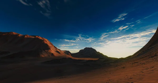 Piękny Krajobraz Pustyni — Zdjęcie stockowe