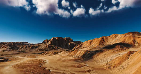 Wunderschöne Landschaft Der Wüste — Stockfoto