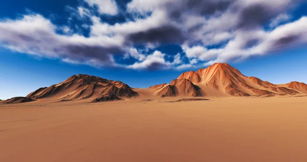 Bela Paisagem Deserto — Fotografia de Stock