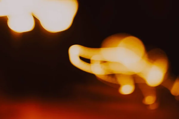 ぼんやりしたボケ 焦点を絞った光の効果 — ストック写真