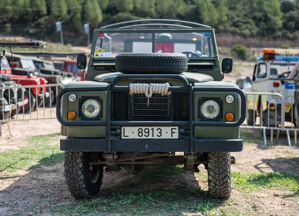 Jeep Závod Venkovské Silnici — Stock fotografie