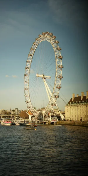 Pariserhjul London Storbritannien — Stockfoto
