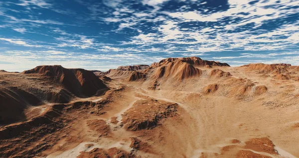 Красивый Пейзаж Пустыни — стоковое фото