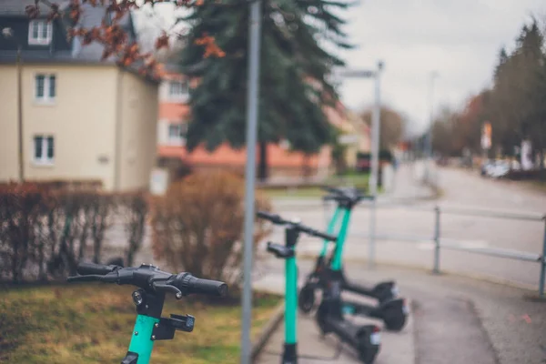 Fiets Geparkeerd Straat — Stockfoto