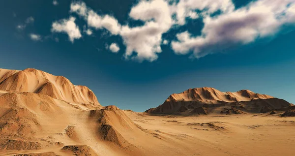美丽的沙漠风景 — 图库照片