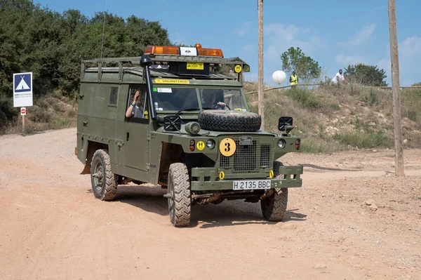 Suv Závod Venkovské Silnici — Stock fotografie