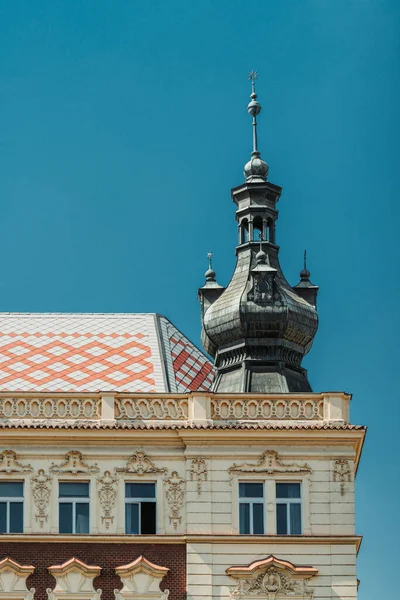 Gevel Van Een Oud Gebouw Architectuur Straten Van Stad — Stockfoto