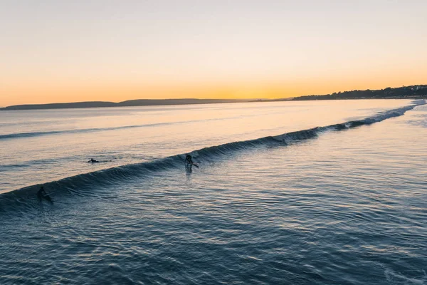 Een Uitzicht Surfer Zee — Stockfoto