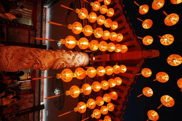 Decorações Ano Novo Chinês Cidade — Fotografia de Stock