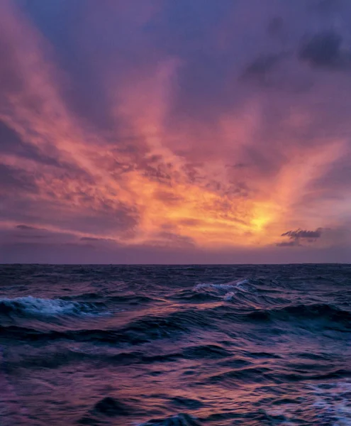 Hermoso Atardecer Mar — Foto de Stock