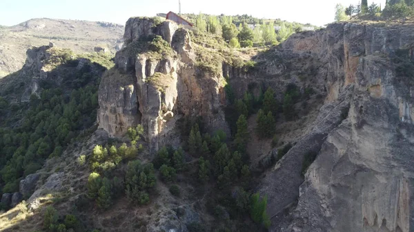 Sabahları Dağların Güzel Manzarası — Stok fotoğraf