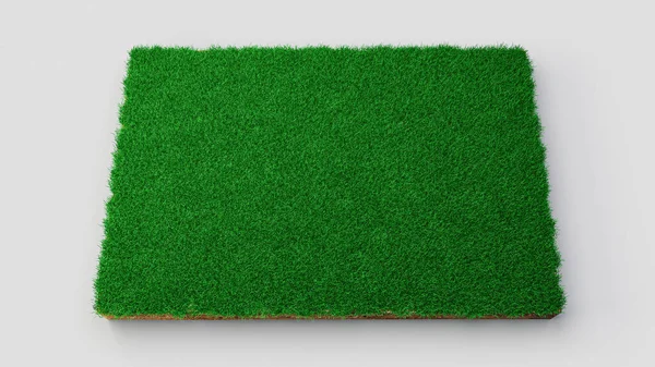 Zelené Travní Textury Pozadí Vykreslování — Stock fotografie