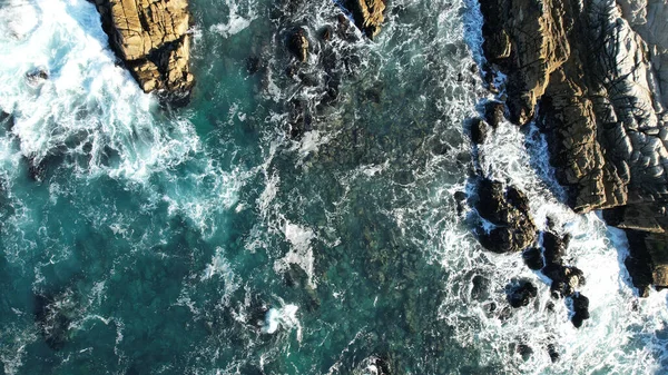 Вид Повітря Морське Узбережжя — стокове фото