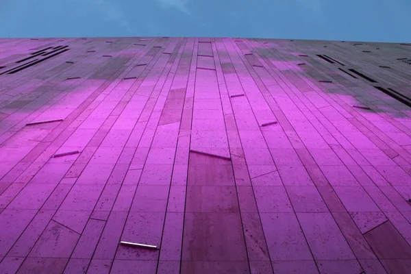 Деревянный Пол Фиолетового Синего Цвета — стоковое фото