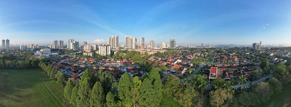 Luftaufnahme Der Stadt Von — Stockfoto