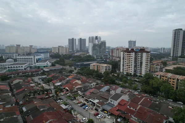 Vista Aérea Ciudad — Foto de Stock