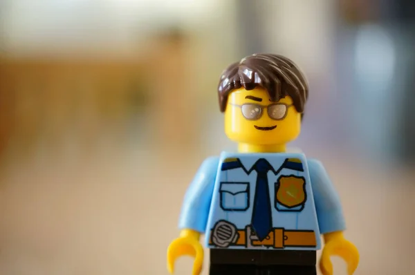Lego Juguete Vista Concepto Infancia —  Fotos de Stock