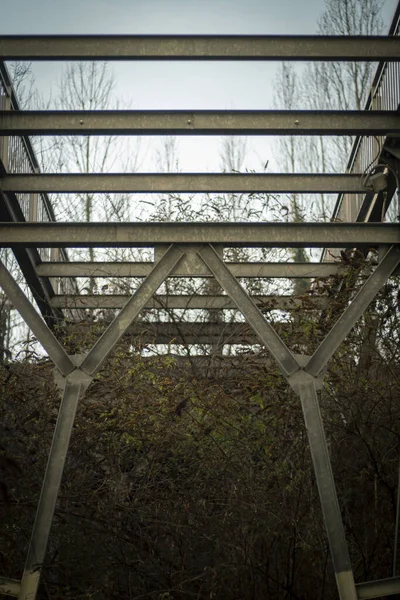 Brücke Der Stadt Der Stärksten Verschmutzten Städte Norden Israels — Stockfoto