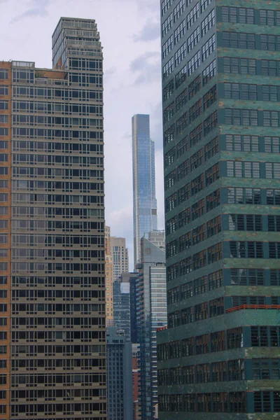 New York City Usa Március 2019 Modern Felhőkarcolók Manhattan Belvárosában — Stock Fotó