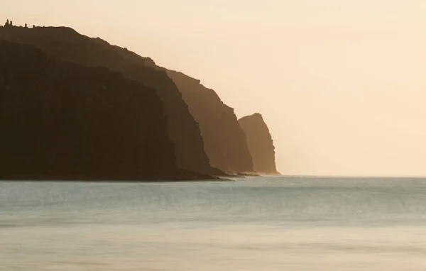 Bellissimo Tramonto Sul Mare — Foto Stock