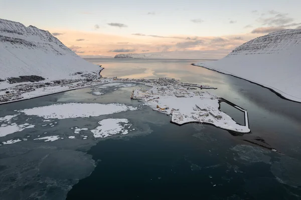Piękny Widok Arktyczny Krajobraz — Zdjęcie stockowe