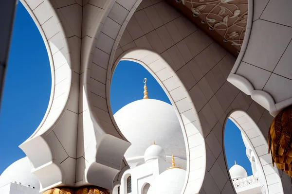 Vue Sur Belle Mosquée Blanche — Photo