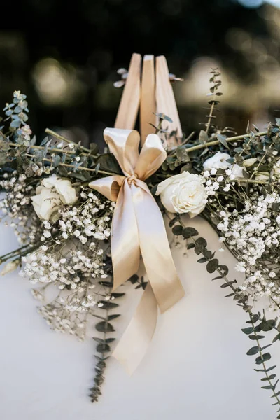Flores Casamento Decorações — Fotografia de Stock
