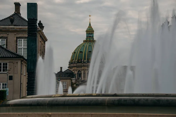 Den Berömda Fontänen Staden Berlin — Stockfoto