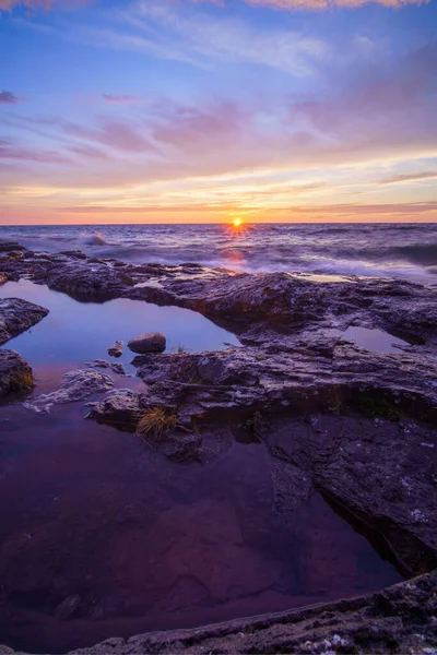 Beautiful Sunset Sea — Stock Photo, Image