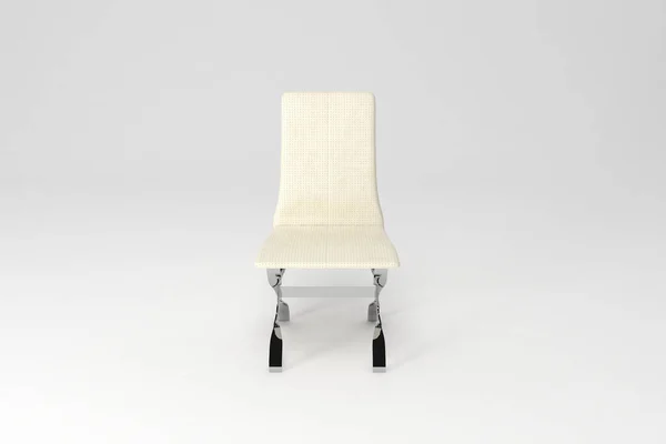 Klasszikus Szék Modern Kényelmes Fotel Fehér Háttér — Stock Fotó