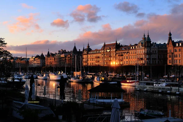 Copenhagen Denmark July 2019 Beautiful Evening View City Stockholm — Stock Photo, Image