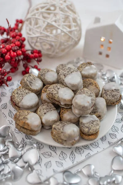 Christmas Decoration Table — Stock Photo, Image