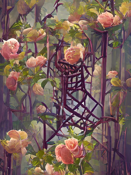 beautiful watercolor painting of roses