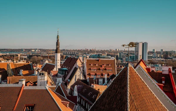 Aerial View City Travel — Stock Photo, Image