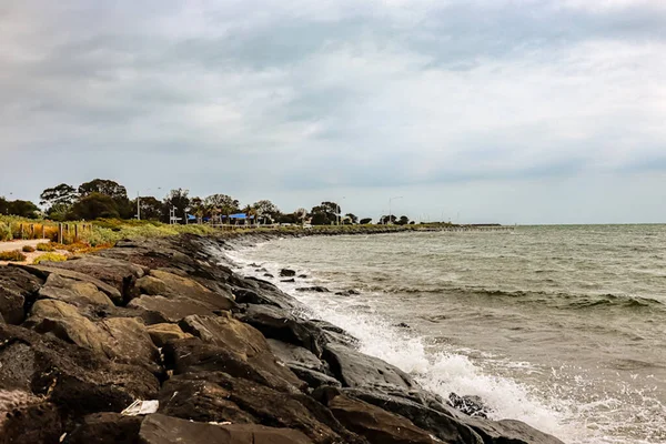 Belle Vue Sur Côte Mer — Photo