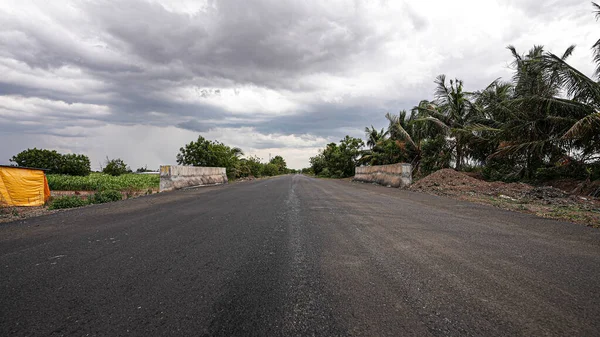 Asphaltstraße Auf Dem Land — Stockfoto