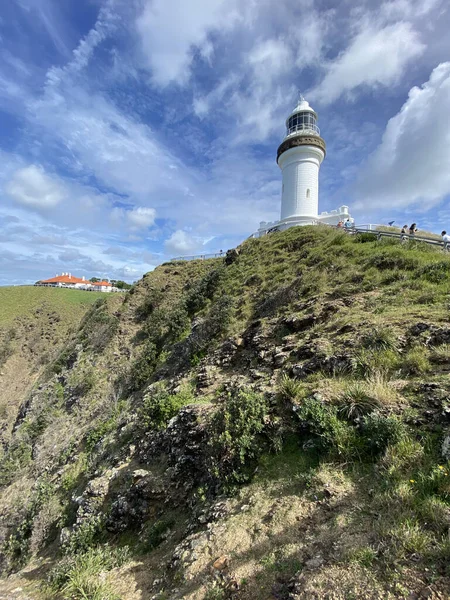 Leuchtturm Der Küste Der Insel — Stockfoto