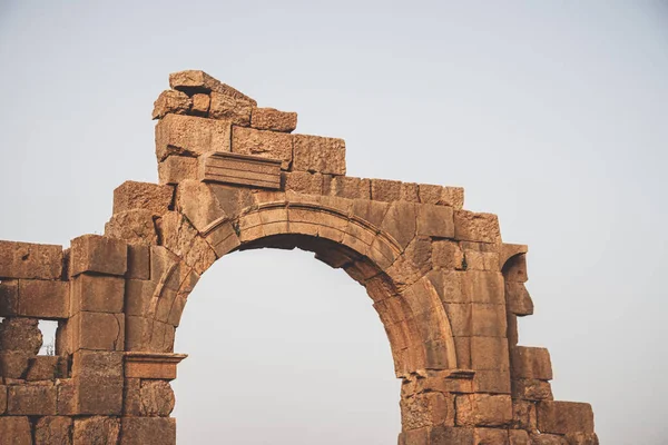 Srail Devletinin Kalesinin Antik Şehrinin Kalıntıları — Stok fotoğraf
