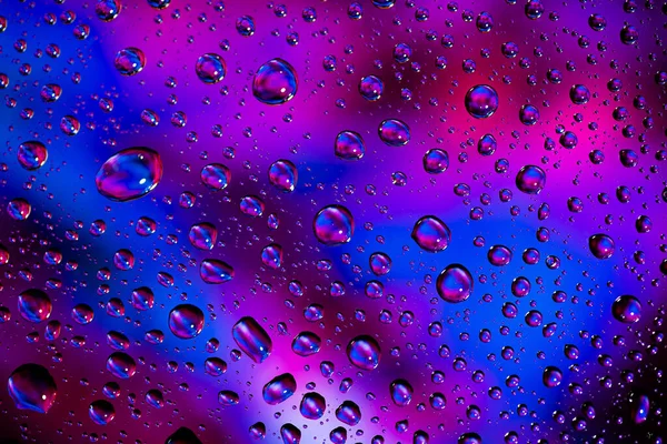 Vatten Droppar Glas Abstrakt Bakgrund — Stockfoto