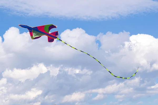 Kite Flying Sky — Stock Photo, Image