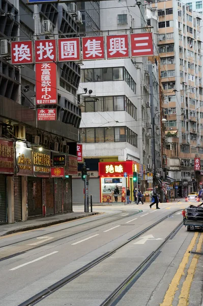 Straatbeeld Van Stad — Stockfoto