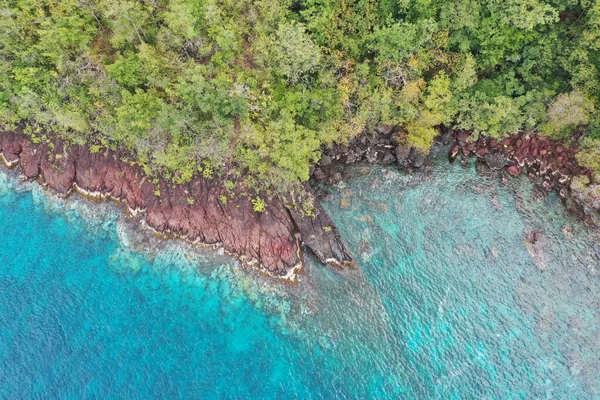 Вид Воздуха Остров — стоковое фото