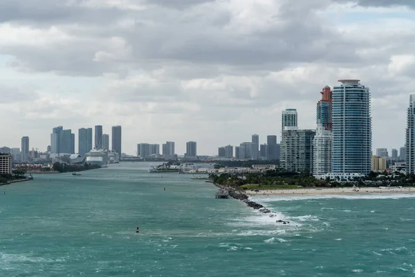 Miami Beach View Sea Florida Usa — Stock Photo, Image